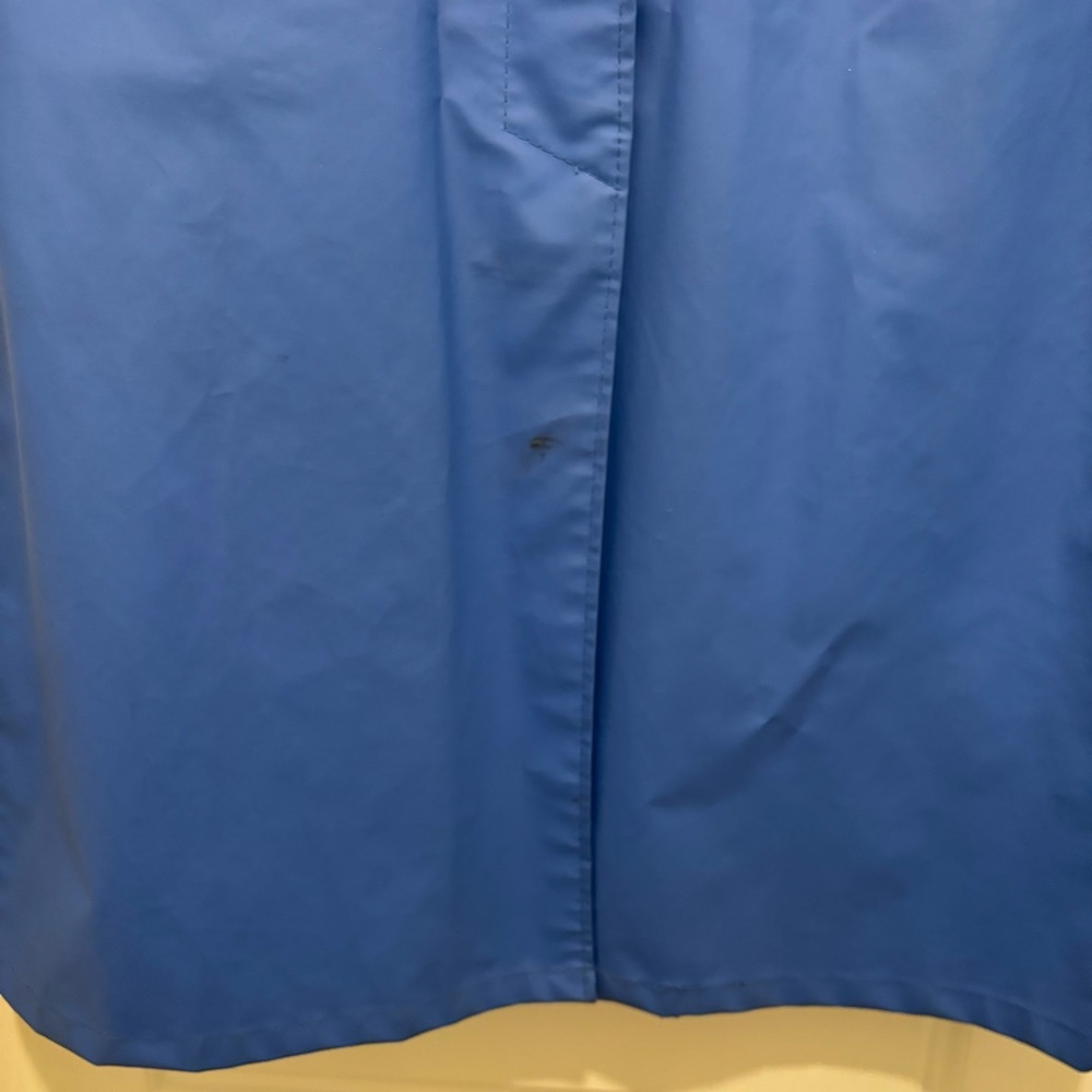 Talbots Vintage Long Slicker Raincoat with Corduroy Detailing - Picture 9 of 10